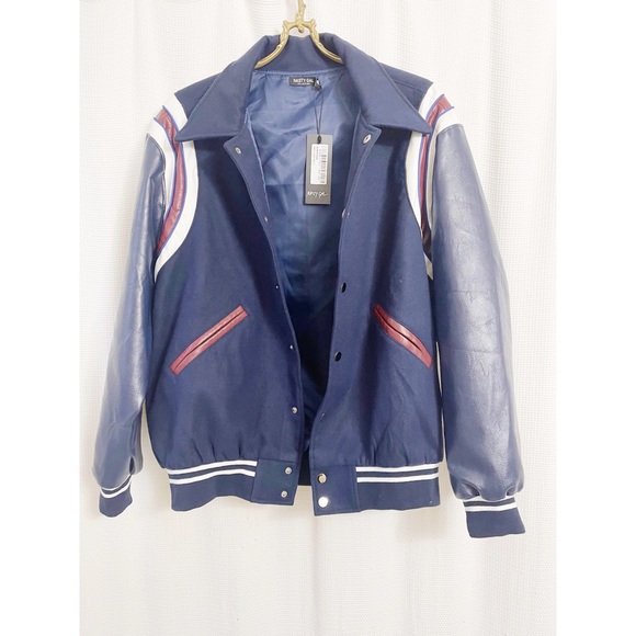 Nasty Gal navy bomber jacket - Picture 4 of 10